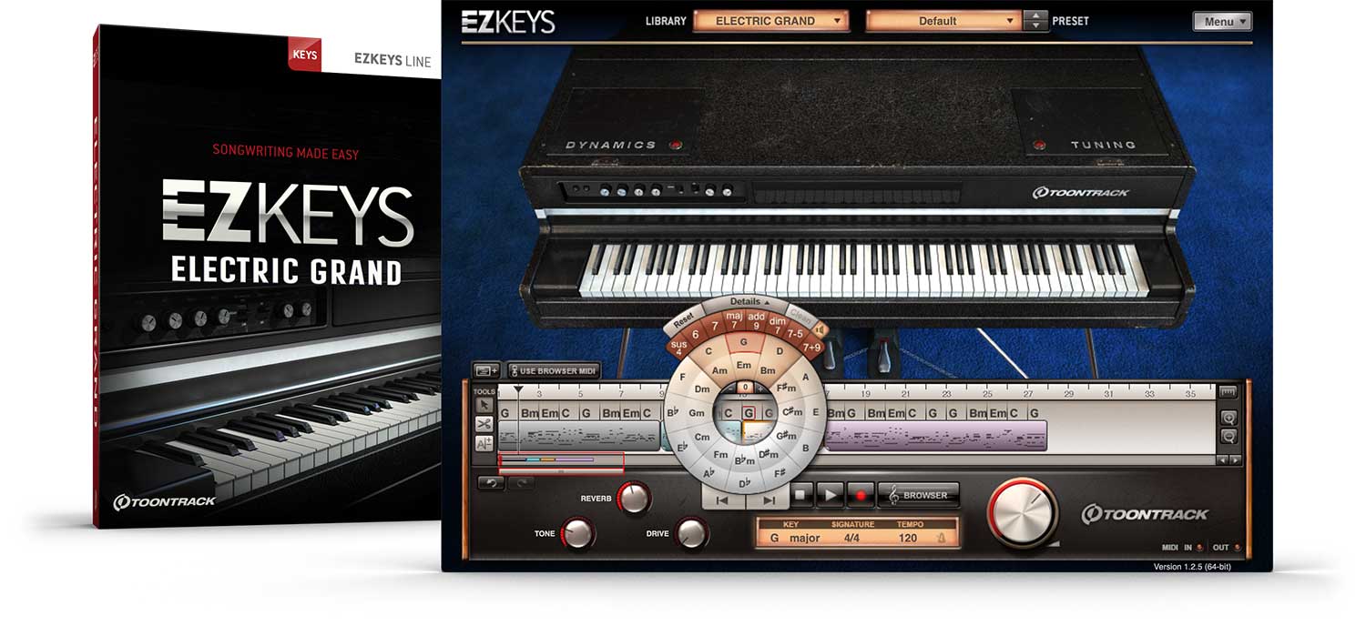 Toontrack EKX EZkeys - Electric  Grand
